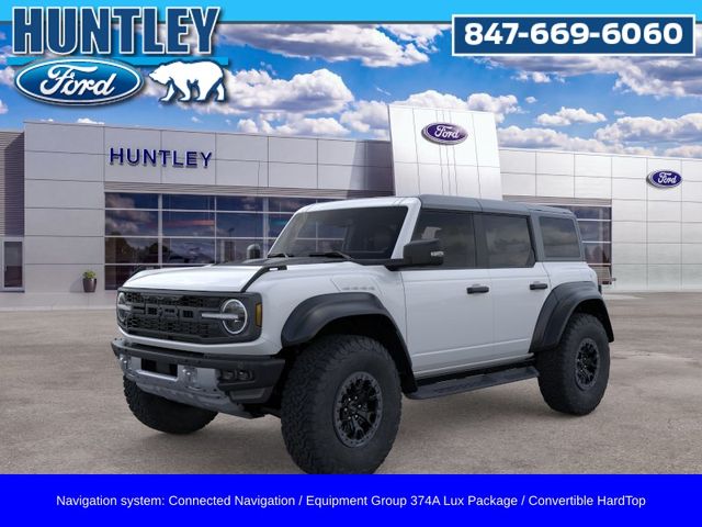 Oxford White 2025 Ford Bronco Raptor SUV / Crossover Four-Wheel Drive Automatic
