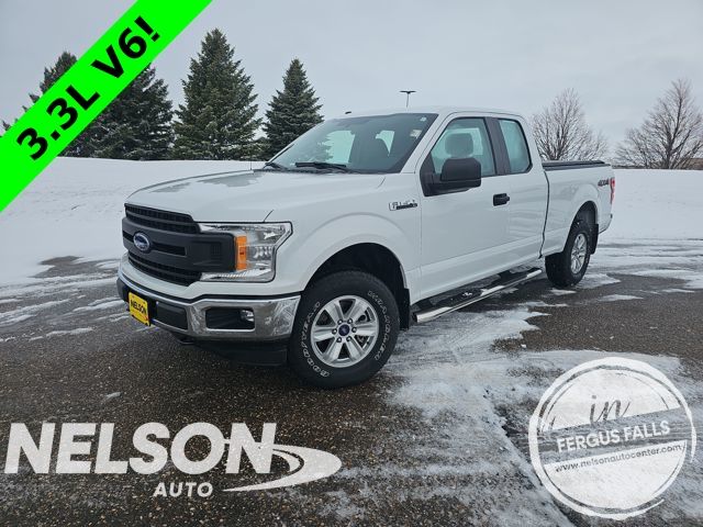Oxford White 2018 Ford F-150 XL SuperCab 4WD Pickup Truck Four-Wheel Drive 6-Speed Automatic