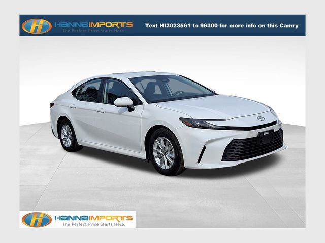 Ice Cap 2025 Toyota Camry LE FWD Sedan Front-Wheel Drive Continuously Variable Transmission