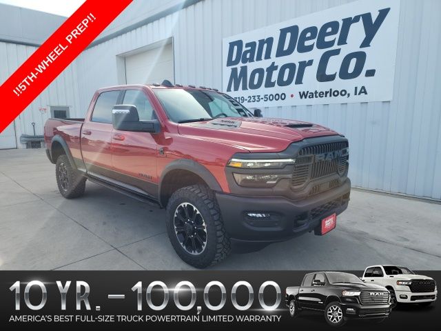 Molten Red Pearlcoat 2026 RAM 2500 Pickup Truck Four-Wheel Drive 8-Speed Automatic