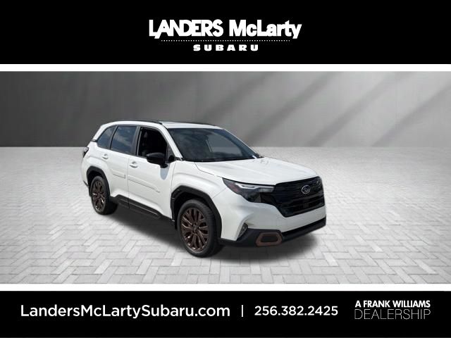 Crystal White Pearl 2026 Subaru Forester SUV / Crossover All-Wheel Drive Continuously Variable Transmission