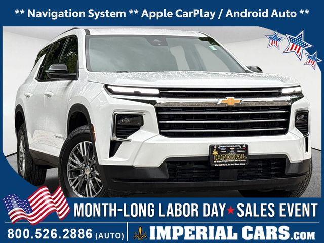 Summit White 2026 Chevrolet Traverse SUV / Crossover Four-Wheel Drive 8-Speed Automatic