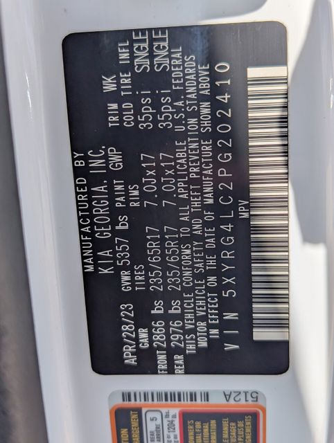 Used 2023 White Kia LX image 27