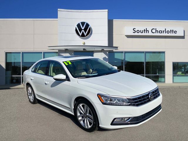 Pure White 2017 Volkswagen Passat 1.8T SE Sedan Front-Wheel Drive 6-Speed Automatic