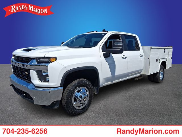 Summit White 2022 Chevrolet Silverado 3500HD LT Crew Cab LB 4WD Pickup Truck Four-Wheel Drive Automatic
