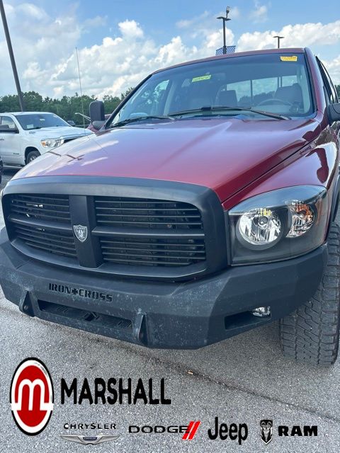 Inferno Red Crystal Pearl 2007 Dodge RAM 2500 Pickup Truck Four-Wheel Drive 6-Speed Automatic