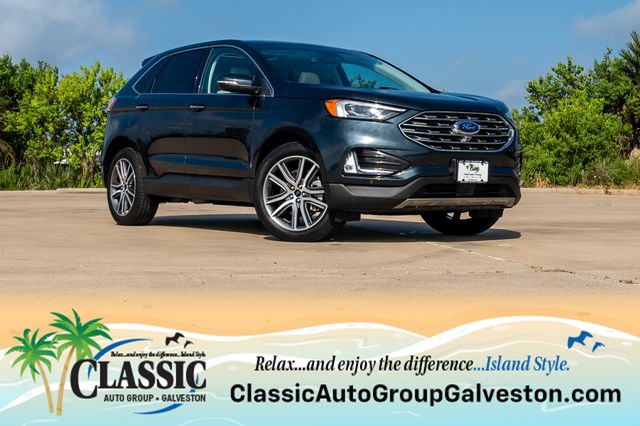 2024 Ford Edge Titanium Blue at DeMontrond Ford