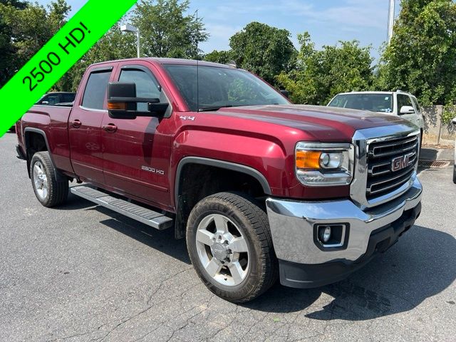 Crimson Red Tintcoat 2016 GMC Sierra 2500HD Pickup Truck Four-Wheel Drive 6-Speed Automatic Overdrive