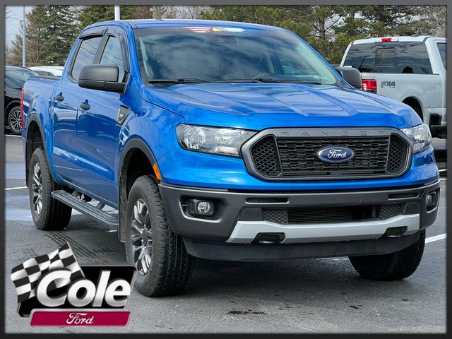 Velocity Blue Metallic 2023 Ford Ranger XLT SuperCrew 4WD Pickup Truck Four-Wheel Drive Automatic