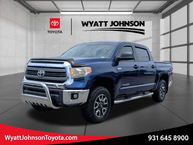 Blue Ribbon Metallic 2014 Toyota Tundra Pickup Truck Four-Wheel Drive 6-Speed Automatic Overdrive
