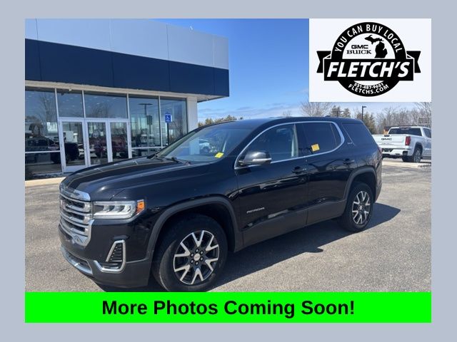 Black (Ebony Twilight Metallic) 2023 GMC Acadia SLE AWD SUV / Crossover Four-Wheel Drive 9-Speed Automatic