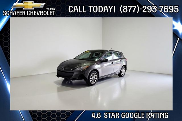 Gray (Graphite Mica) 2013 Mazda MAZDA3 Hatchback Front-Wheel Drive 6-Speed Automatic