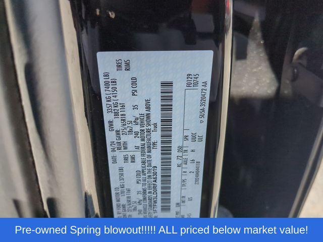 Used 2024 Black Metallic Ford XLT image 47