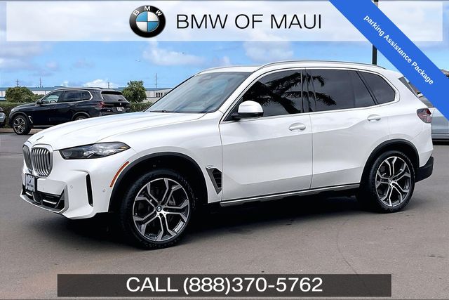 White Metallic 2024 BMW X5 SUV / Crossover All-Wheel Drive 8-Speed Automatic