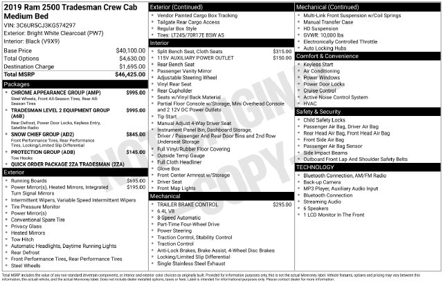Used 2019 Ram 2500 Truck