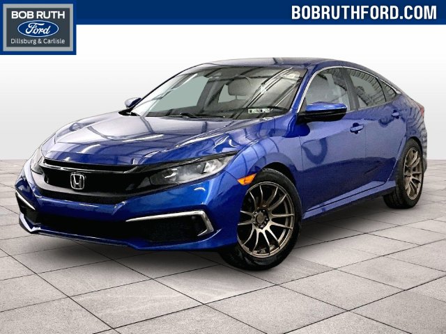 2019 Honda Civic LX Blue at Bob Ruth Ford
