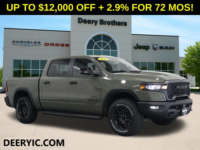 Canyon Lake 2026 RAM 1500 Rebel Crew Cab 4WD Pickup Truck Four-Wheel Drive 8-Speed Automatic