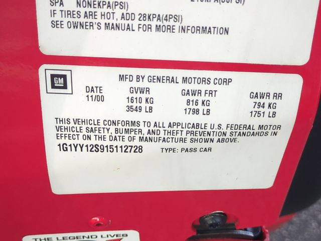 Used 2001 Red Chevrolet Z06 image 28