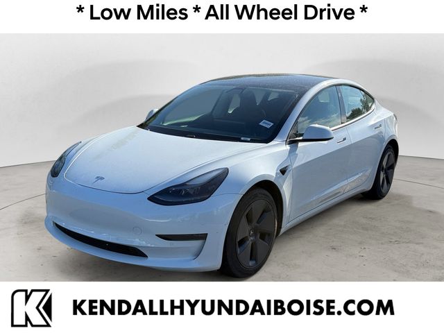 2021 Tesla Model 3 Long Range AWD Sedan All-Wheel Drive 1-Speed Automatic