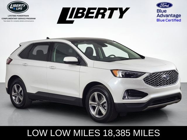 White Metallic 2023 Ford Edge SUV / Crossover All-Wheel Drive 8-Speed Automatic