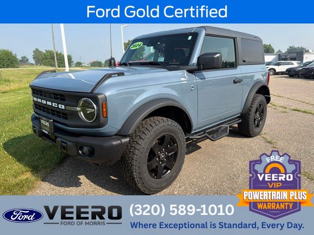 Blue (Azure Gray Metallic) 2024 Ford Bronco SUV / Crossover Four-Wheel Drive Automatic