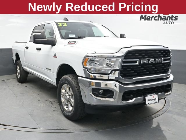 Bright White Clearcoat 2023 RAM 2500 Pickup Truck Four-Wheel Drive 6-Speed Automatic