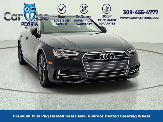 Gray Metallic 2017 Audi A4 Sedan All-Wheel Drive 7-Speed Automatic