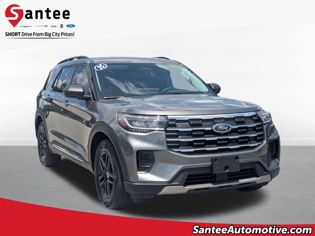 Gray Metallic 2025 Ford Explorer Active RWD SUV / Crossover Rear-Wheel Drive Automatic