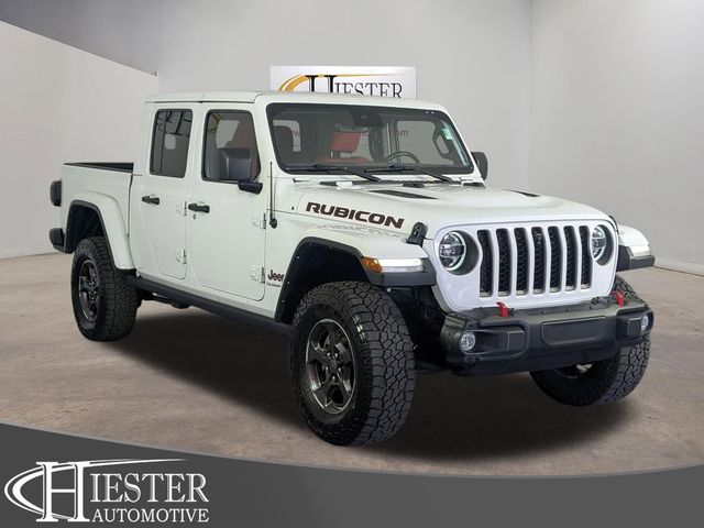 Bright White Clearcoat 2021 Jeep Gladiator Rubicon Crew Cab 4WD Pickup Truck Four-Wheel Drive 8-Speed Automatic