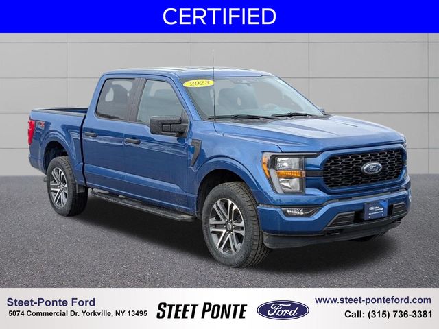 Atlas Blue Metallic 2023 Ford F-150 Pickup Truck Four-Wheel Drive Automatic