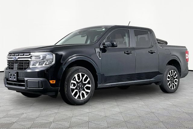 Shadow Black 2024 Ford Maverick Lariat SuperCrew FWD Pickup Truck Front-Wheel Drive Continuously Variable Transmission