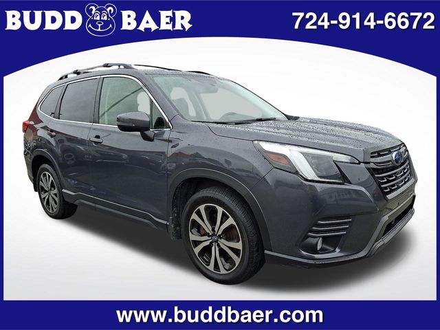 Gray Metallic 2022 Subaru Forester SUV / Crossover All-Wheel Drive Continuously Variable Transmission