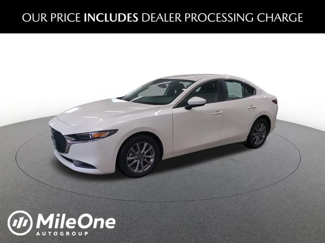 Snowflake White Pearl Mica 2021 Mazda MAZDA3 Sedan Front-Wheel Drive 6-Speed Automatic