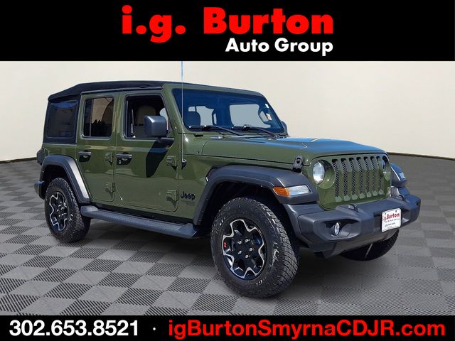 Green Clearcoat 2021 Jeep Wrangler SUV / Crossover Four-Wheel Drive 8-Speed Automatic