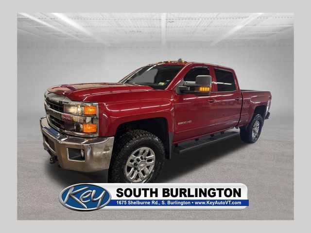 Cajun Red Tintcoat 2018 Chevrolet Silverado 2500HD LT Crew Cab 4WD Pickup Truck Four-Wheel Drive 6-Speed Automatic Overdrive