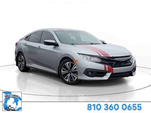 2017 Honda Civic EX-T Sedan Front-Wheel Drive Continuously Variable Transmission