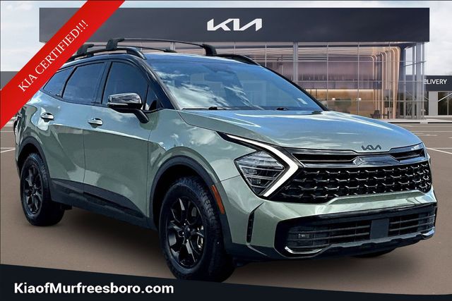 Jungle Green/Ebony Black Roof 2025 Kia Sportage X-Pro AWD SUV / Crossover All-Wheel Drive 8-Speed Automatic