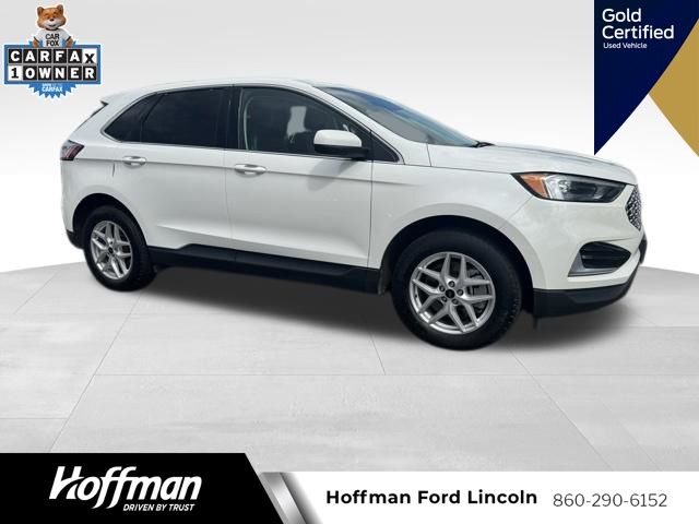 Star White Metallic Tri-Coat 2023 Ford Edge SUV / Crossover All-Wheel Drive 8-Speed Automatic