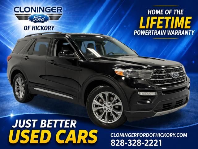 Agate Black Metallic 2022 Ford Explorer SUV / Crossover Rear-Wheel Drive Automatic