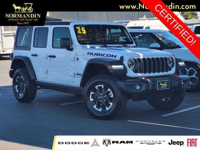 Bright White Clearcoat 2025 Jeep Wrangler SUV / Crossover Four-Wheel Drive 8-Speed Automatic