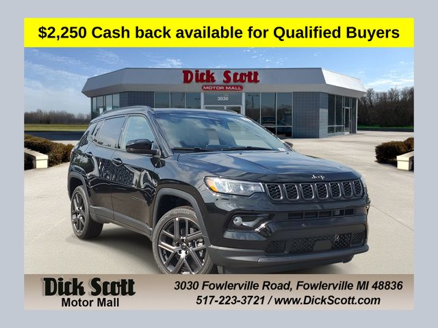 Diamond Black Crystal Pearlcoat 2026 Jeep Compass SUV / Crossover Four-Wheel Drive 8-Speed Automatic