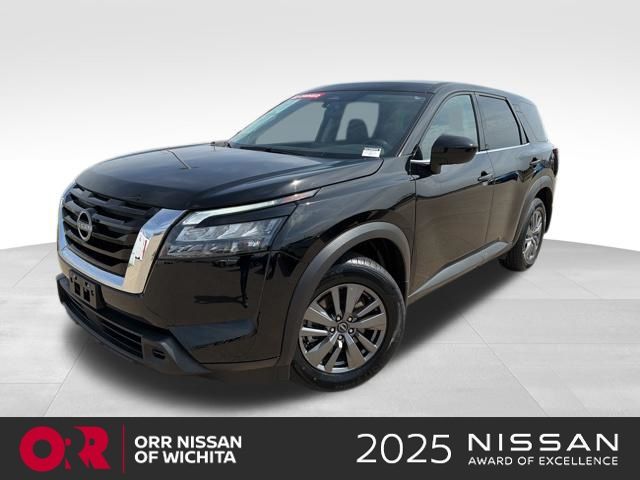 Super Black 2025 Nissan Pathfinder S 4WD SUV / Crossover All-Wheel Drive 9-Speed Automatic