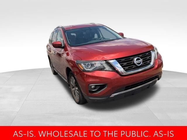 Cayenne Red Metallic 2017 Nissan Pathfinder SUV / Crossover Four-Wheel Drive Continuously Variable Transmission