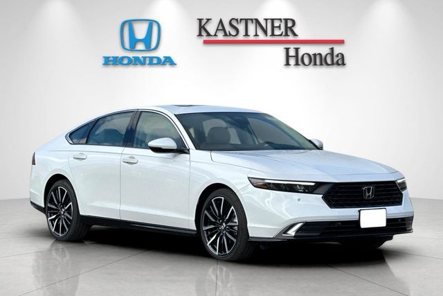 Gray (Platinum) 2026 Honda Accord Hybrid Sedan Front-Wheel Drive Continuously Variable Transmission