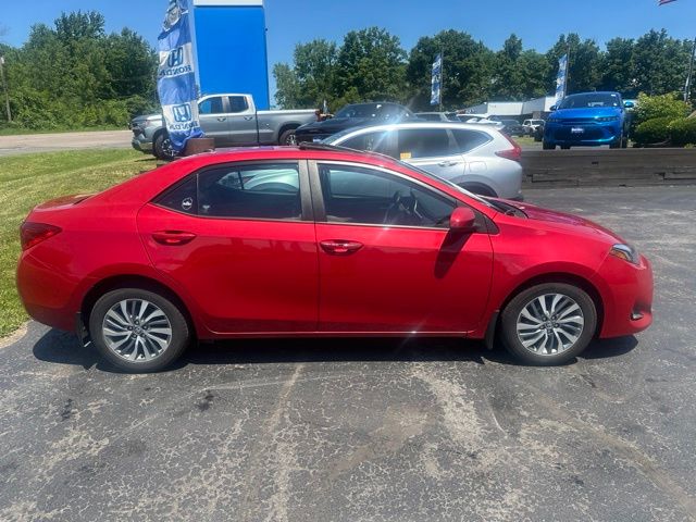 Barcelona Red Metallic 2018 Toyota Corolla Sedan Front-Wheel Drive Continuously Variable Transmission