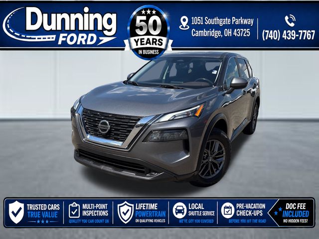 Gray (Gun Metallic) 2021 Nissan Rogue S AWD SUV / Crossover All-Wheel Drive Continuously Variable Transmission
