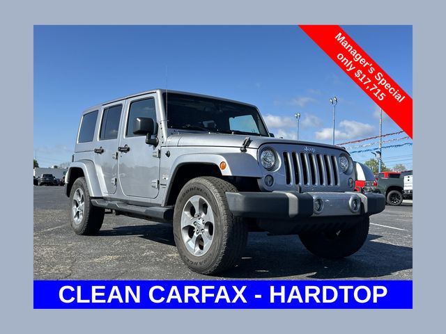 Billet Silver Metallic Clearcoat 2018 Jeep Wrangler JK Unlimited Sahara 4WD SUV / Crossover Four-Wheel Drive 5-Speed Automatic