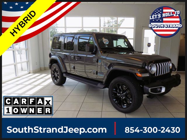 Gray (Granite Crystal Metallic Clearcoat) 2025 Jeep Wrangler 4xe SUV / Crossover Four-Wheel Drive 8-Speed Automatic