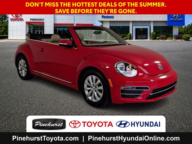 Red 2019 Volkswagen Beetle Convertible Front-Wheel Drive 6-Speed Automatic