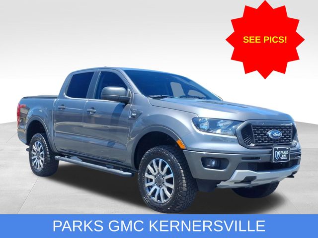 Gray Metallic 2022 Ford Ranger XLT SuperCrew 4WD Pickup Truck Four-Wheel Drive Automatic